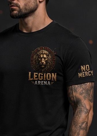 Prednja strana Legion Arena majice